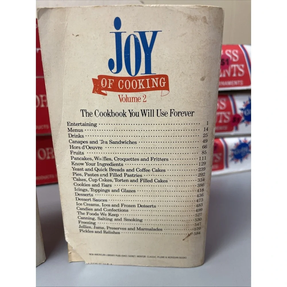 The Joy Of Cooking Volume 1 &2 by Irma S. Rombauer & Marion Rombauer Becker 1974